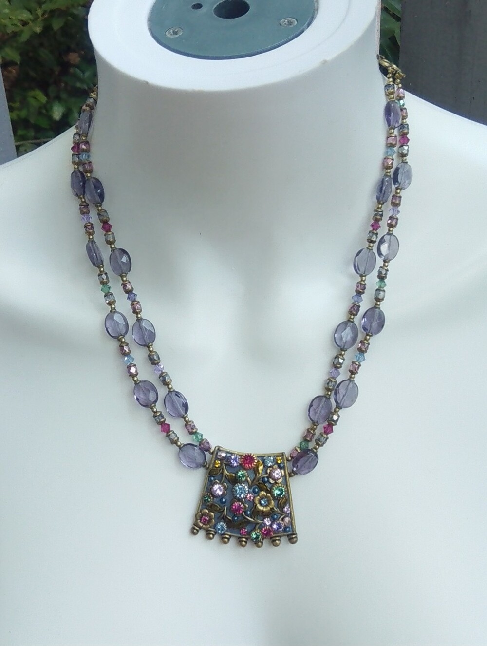Michal Golan Colorful Necklace & Earrings Set - Picture 2 of 10